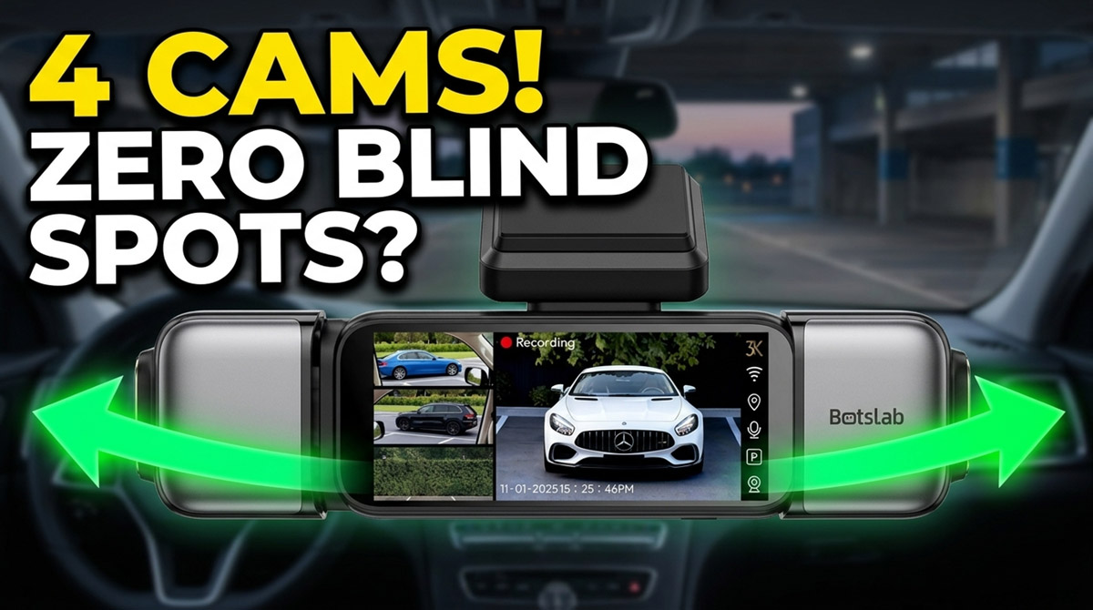 Botslab G980H four-channel dash cam review